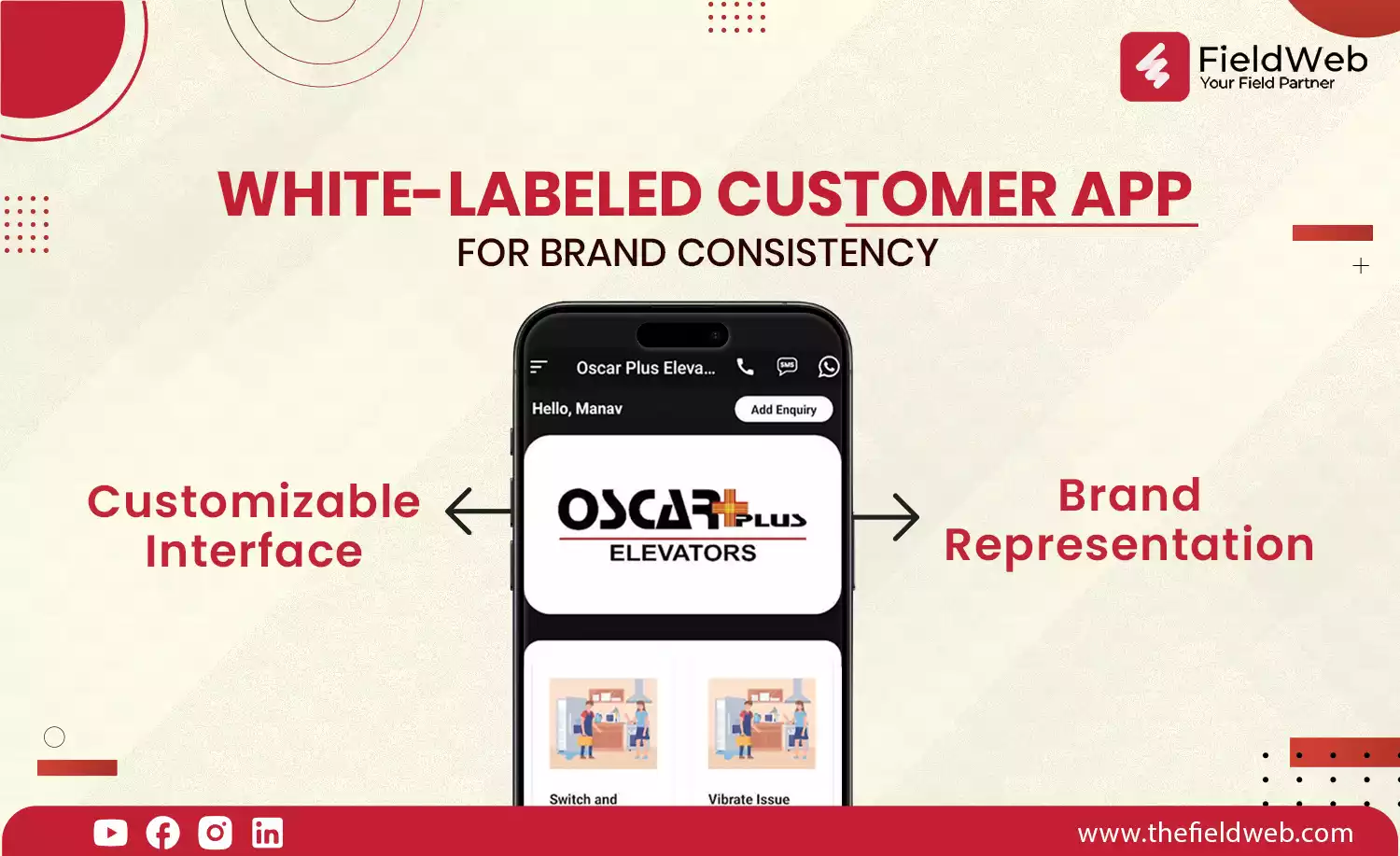 image is displaying White-Labeled Customer App for Brand