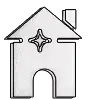 A house icon signifies a household service, emblematic of home features